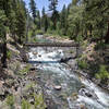 Old bridge across the West Walker River.