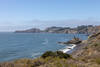 Black Sands Beach with Point Bonita in the background.