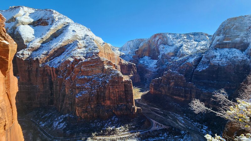 Winter view from Scout Lookout.