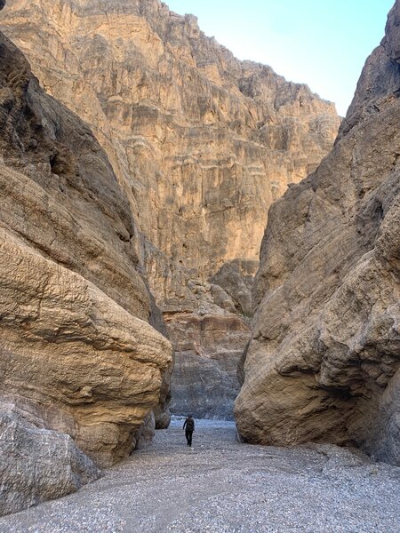 Hiking the canyon