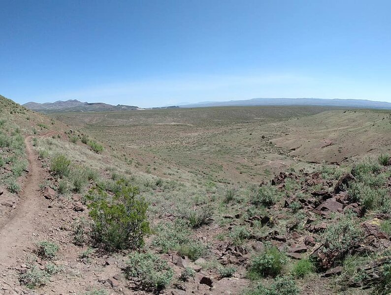 View of Blue Canyon from the Overlook.