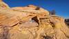 Top Rock Arch, A side trip at The Wave. It stands 300 feet above The Wave.