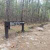 BATSTO wood direction sign