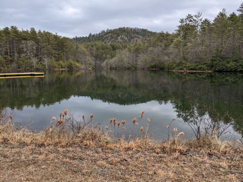 Lake Dense, first lake encountered on this route.