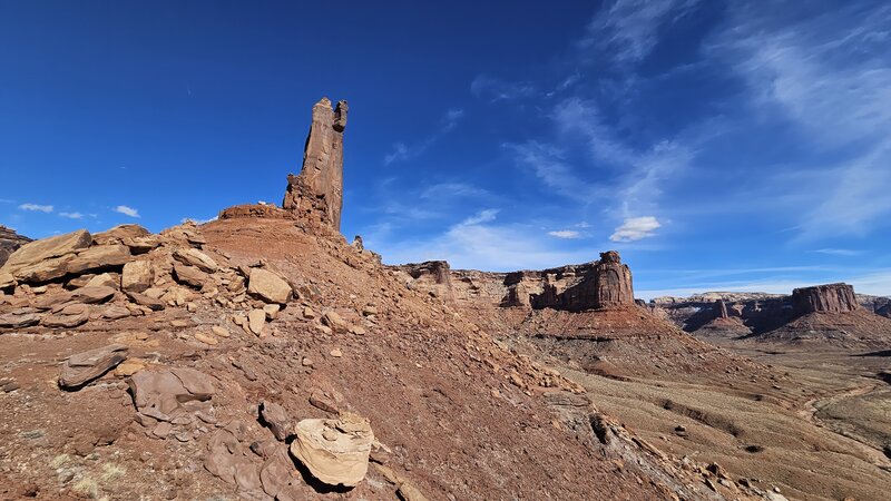 View from the trail.