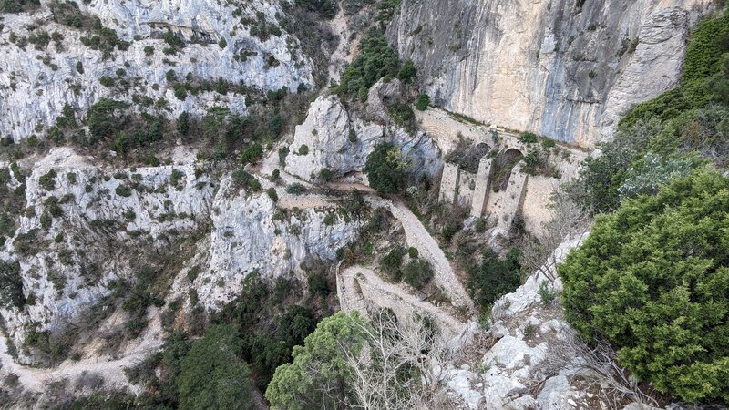 Trail along Cirque de l'Infernet