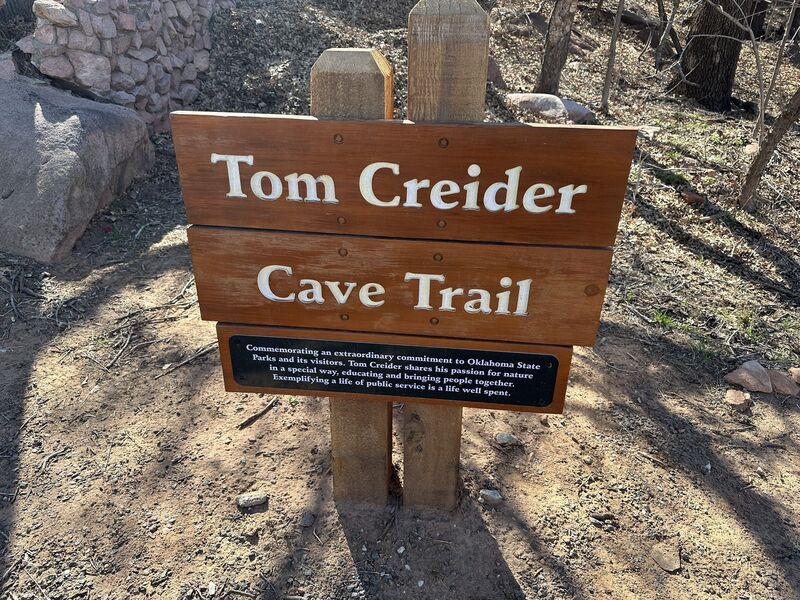 Trailhead sign