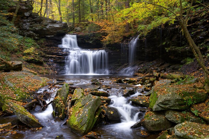 One of the many waterfalls along the Falls Loop.