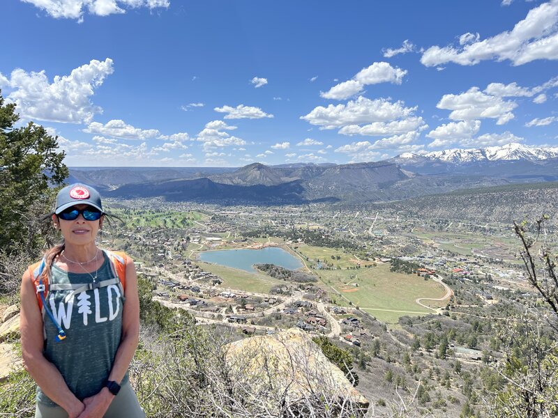 View of Durango from half way up.