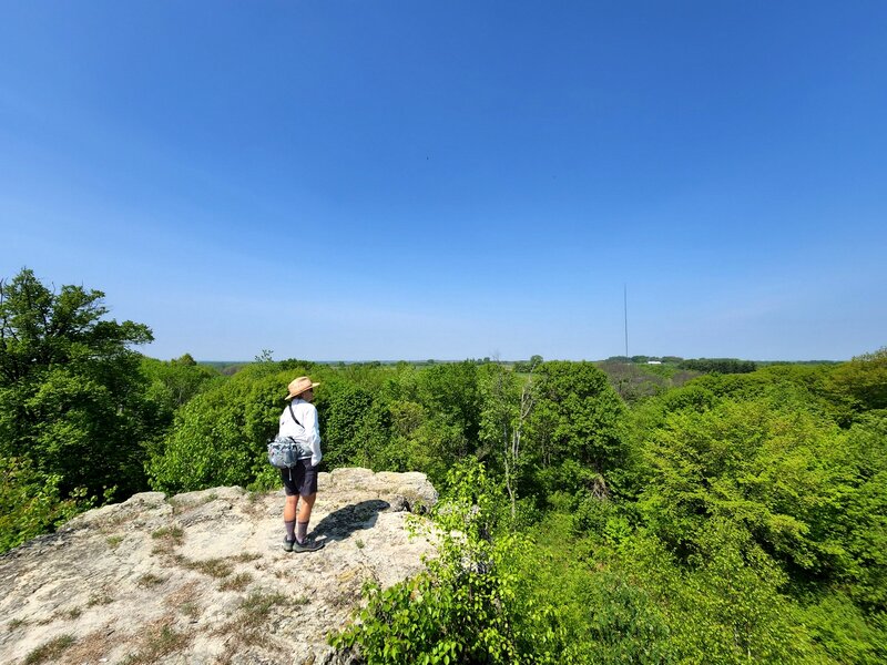 The view from the summit of Lone Rock today.