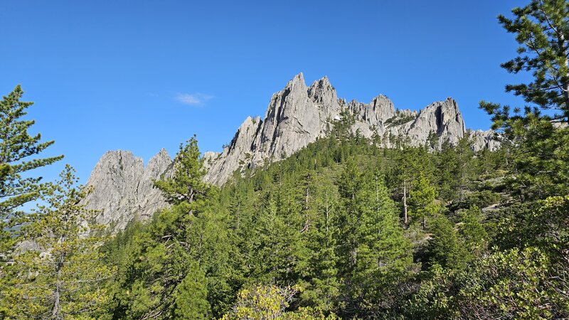 View from the craigs near the trail.