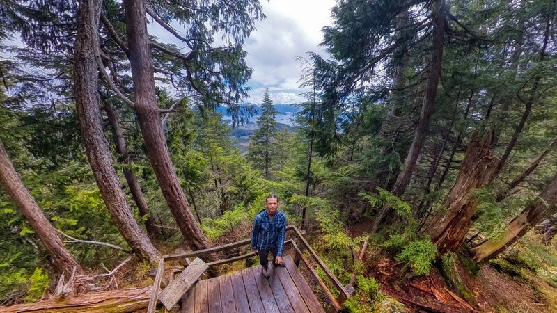 Gavan Hill Trail (Sitka, Alaska) - first viewpoint