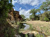 Carrizo Creek at the bottom of the canyon in early June.