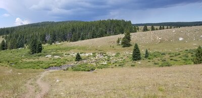 August 2020 on our way to Grace Lake.