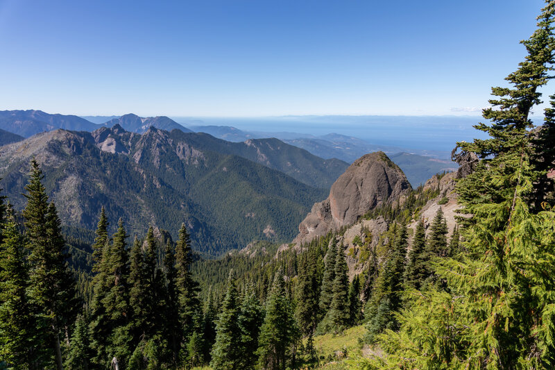 View from the pass south of Second Top.