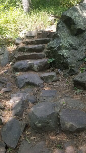 Pothole trail view.