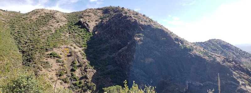 Beautiful scenery of the rock formations on the Barnhardt Trail #43.