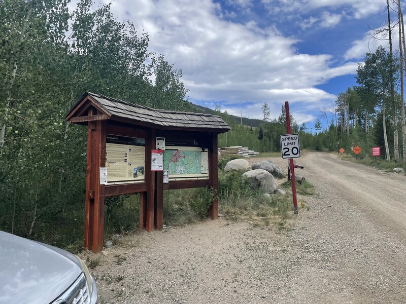 Trailhead kiosk