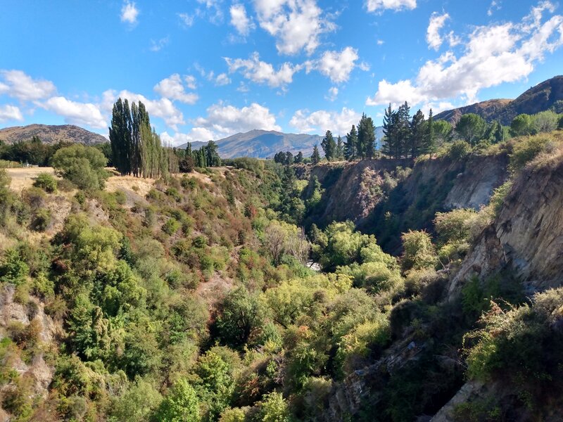 View from the Edgar Bridge (over the Arrow River).