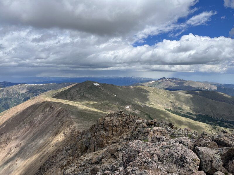 Bard Peak towards Engelmann Peak.