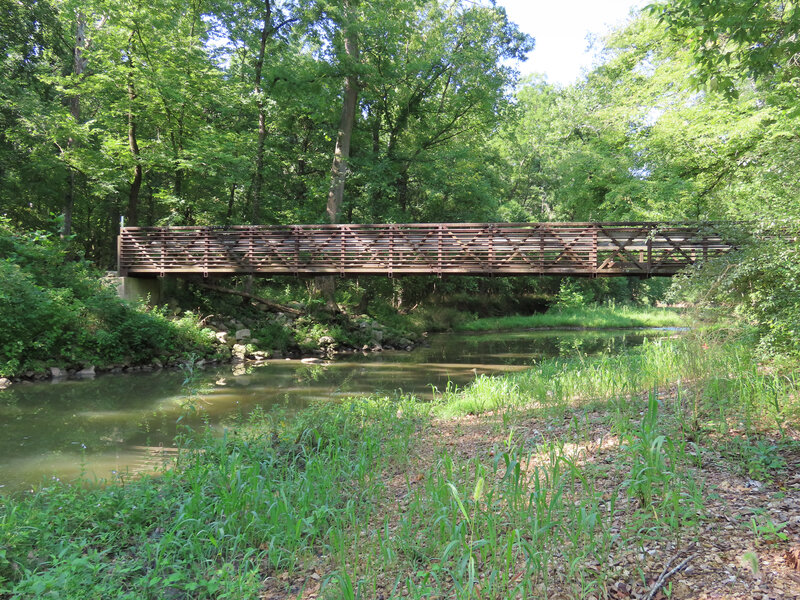 Bridge over Little Bonne Femme Creek.