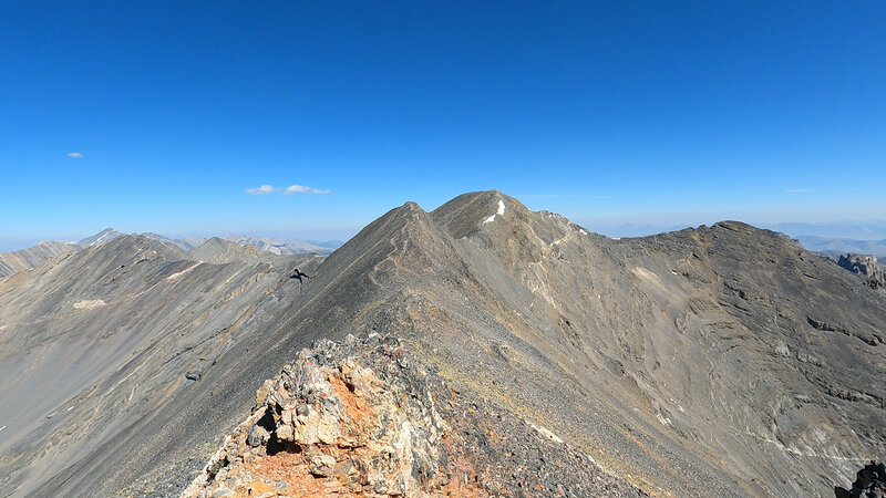 From the first false summit.