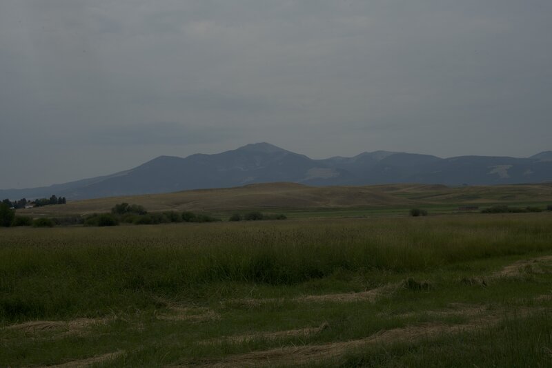 Views of the surrounding fields and countryside can be enjoyed all along the nature trail.  Depending on the time of year, they may be baling hay, or stacking it.