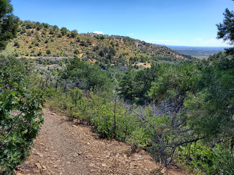 Views to the east from Yellow Brick Road.