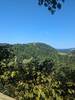 View of adjacent mountains from the platform atop Copper Ridge Trail.