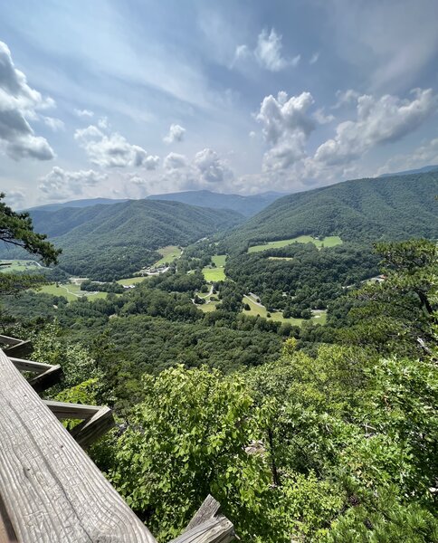 Seneca Rocks Observation Deck.