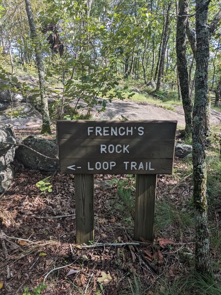 Trail sign