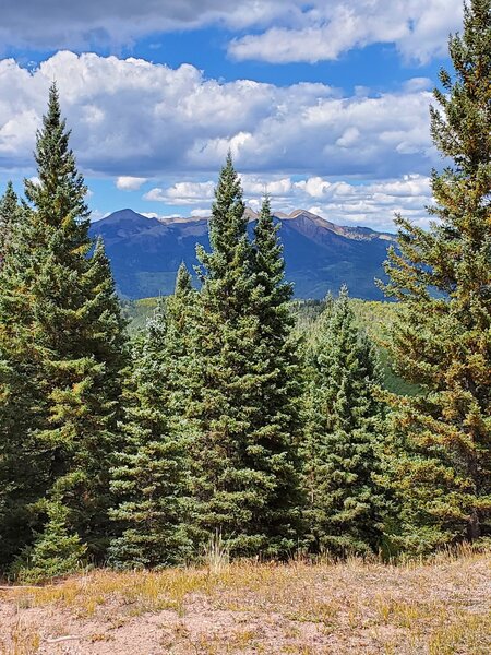 Views to the west of the La Plata Mountains.