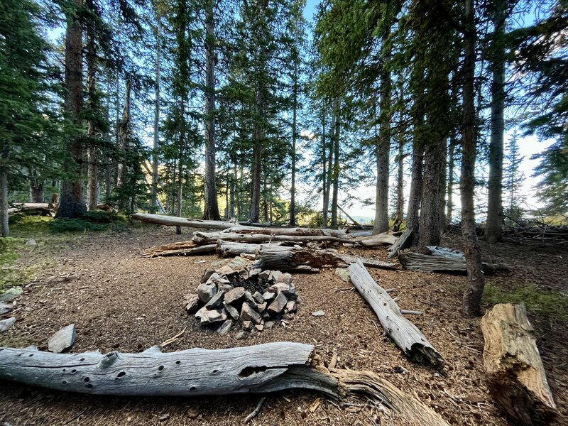 The best campsite at Boulder Lake.