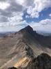 Wetterhorn ridge as seen from the Matterhorn summit.