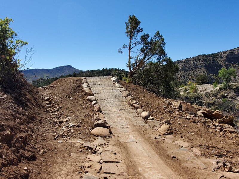 High launch potential on the lower part of Intermediate Downhill.