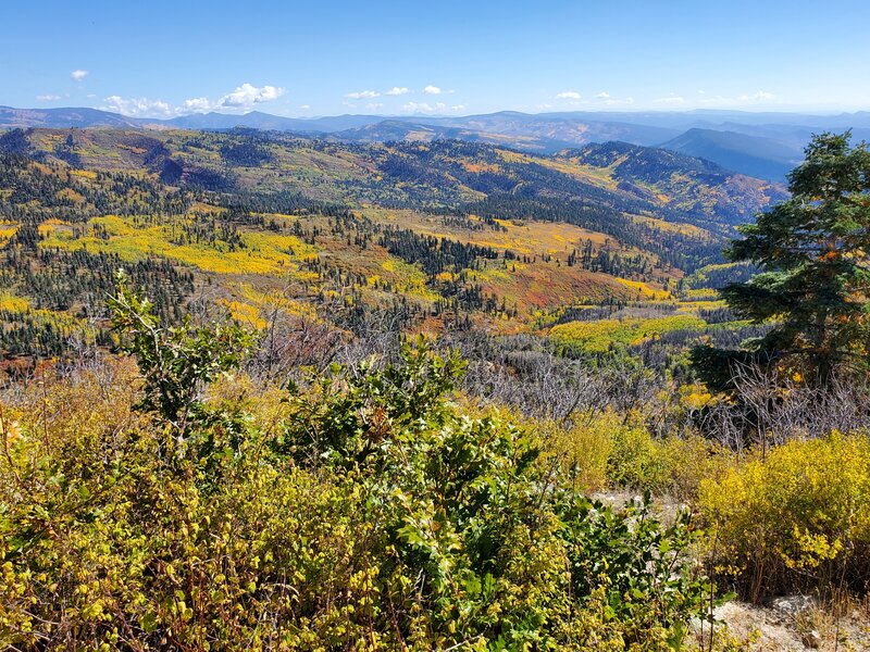 Great fall views from Baldy Mountain.