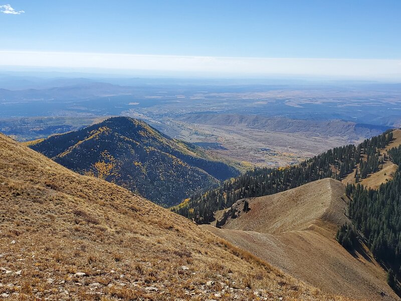 Looking south from Deadwood Mountain.