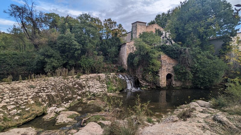 Old mill by La Mosson Creek.