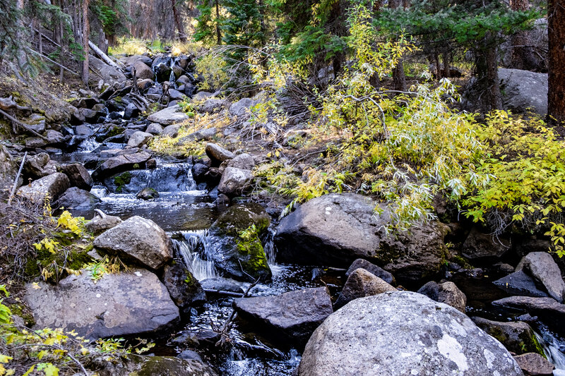 Access to water on most of the east-side of the trail.