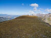 The flat ridge just past the summit of Ajax Peak (be sure to walk to the end for the best views down to Telluride).