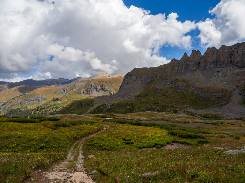 Bridal Veil Basin views.