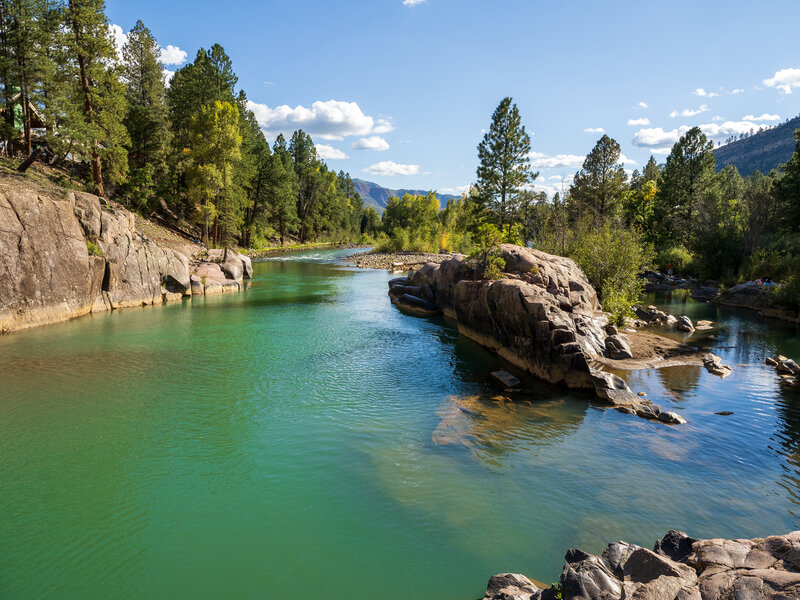 Great swimming near Baker's Bridge.