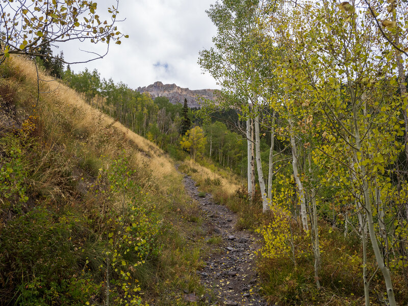 Hiking along the Liberty Bell Trail.