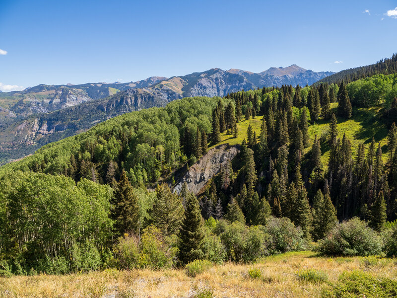 Great views from trail.