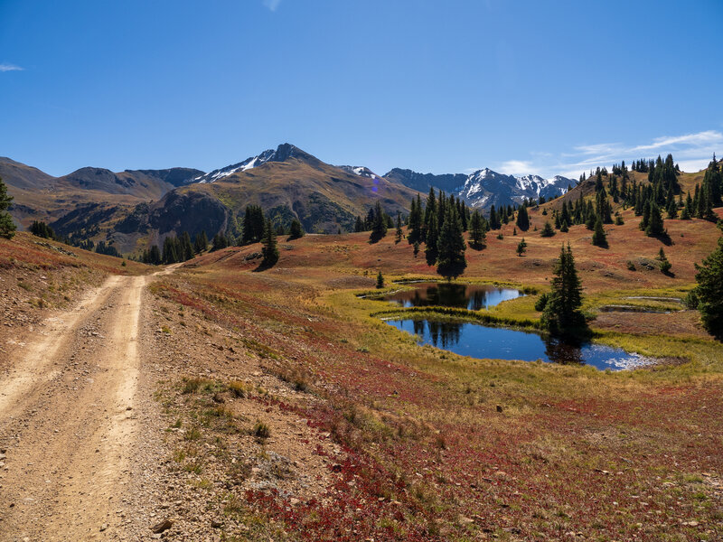 Hiking the 4x4 road up Gary Copper Gulch is well worth it.