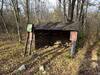 The trail shelter on the Sunrise Trail.