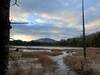 View of Papoose Pond, on a chilly winter's day.