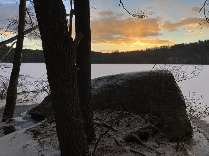 Sunrise at Otter Rocks.