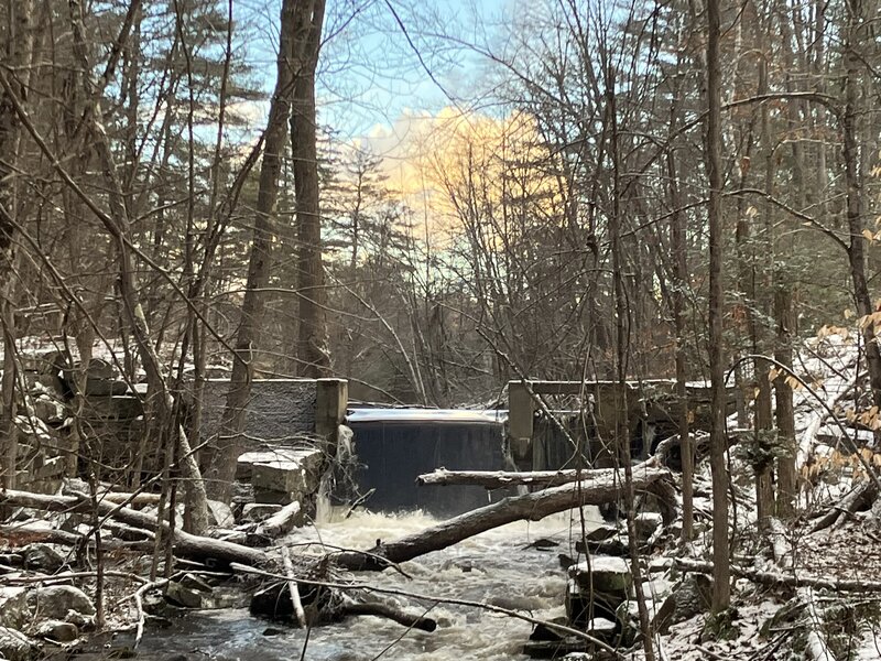 Heald Pond Dam (c. 1840).