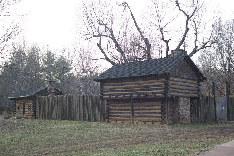 Fort Watauga can be accessed via a short paved trail that runs from the visitor center to the fort.